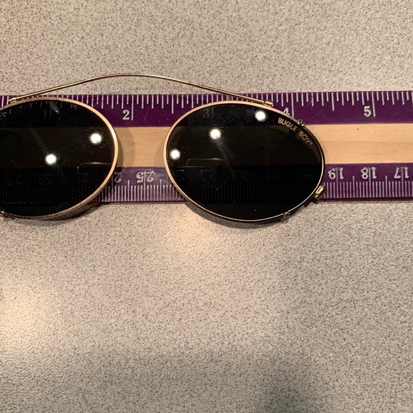 Vintage Bugle Boy Clip On Sunglasses - Picture 7 of 9